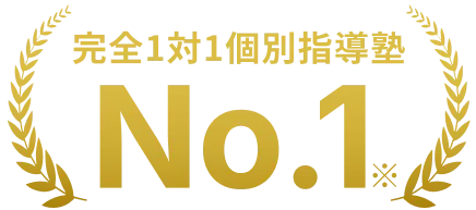 完全1対1個別指導塾 No.1※