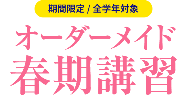 春期講習 2024 - 個別教室のトライ【個別指導学習塾】